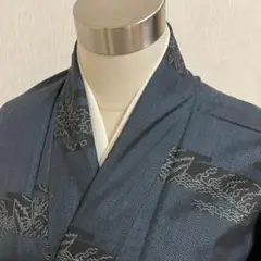 KJ1430 大島紬 身丈158cm 着物 正絹