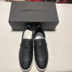 【新品未使用】CHROME HEARTS クロムハーツ　スリッポン　ブラックのサムネイル