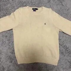 Polo by Ralph Lauren コットンニット ベージュ L