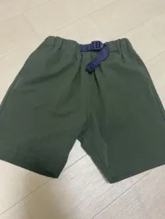 ③カーキ　半ズボン　短パン　110㎝