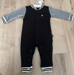 【新品未使用】POLO Baby ロンパース 80 ブラック 黒