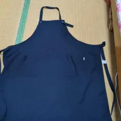 ネイビー 無地 シンプル エプロン