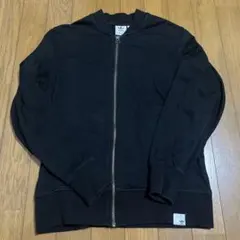 adidas ブラック ジップアップジャケット S パーカー　スエット