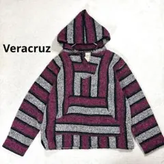 【ベラクル】S メキシカンパーカー　レディース　フード付き　ピンク