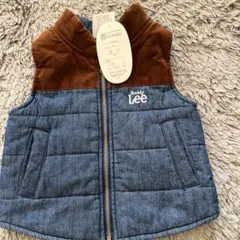 新品未使用　Buddy Lee ベビーベスト 90cm デニム/ブラウン