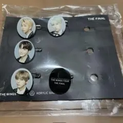 BTS WINGSファイナル　アクリル　バッジ　セット　RM ホビ　テテ