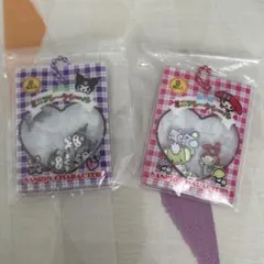 【クロミ マイメロ】サンリオ シャカシャカフレークシール風チャーム ガチャ