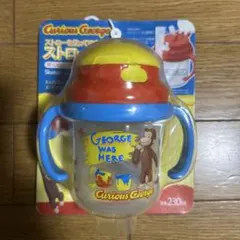 未使用品skaterスケーター おさるのジョージ ストローマグ　230mlのサムネイル