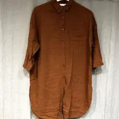 リネンロングシャツ