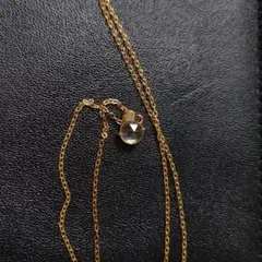 s925 ローズカットクリスタルネックレス