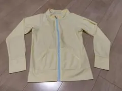 ラッシュガード 長袖 イエロー 130-140サイズ