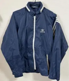 アディダス80s デサント ナイロンジャケット トラックジャケット ヴィンテージ