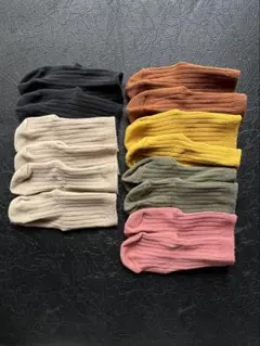 DOREMI韓国／リブソックス7足セット(10〜12)