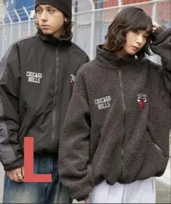 NBA/エヌビーエー 別注 2WAY ナイロン/フリース リバーシブル ブルゾン