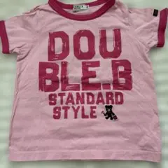 DOUBLE.B ピンク Tシャツ 100cmのサムネイル