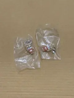 ジェオチャム　目印アクセサリー まめちぃ　２個セット