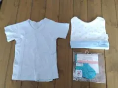 【新生児】短肌着 帽子 靴下 3点セット