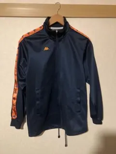 90s Kappa ネイビー オレンジ　トラックジャケットジャージ