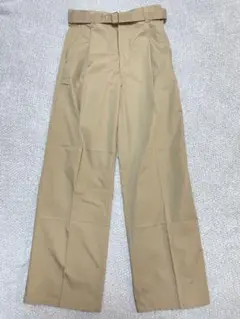 SATUR ベージュ チノパン ベルト付き S