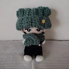 【匿名配送】すのチルぬいぐるみ ねこ耳帽子&マフラーset 阿部亮平