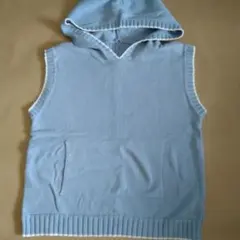【美品】COMME CA DU MODE　フード付きベスト　130cm