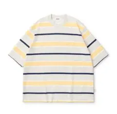 everyone マルチボーダーショートスリーブTシャツ M