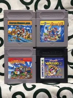 スーパーマリオランド 1〜3 ワリオランド2 ゲームボーイ ソフト 4本セット