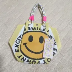 D.KELLY スマイル ニットトートバッグ