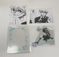 ブルーロック 氷織羊 硬質ケース＆ブロマイド2枚セット ステッカー