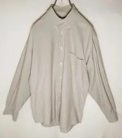 げ*る様 古着 薄手 ワンポイントロゴ刺繍 シャツ