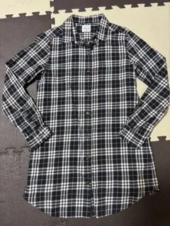 ユニクロ　綿100% フランネル　Flannel チェック 長袖シャツ