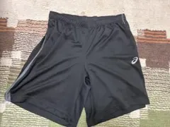 ASICS スポーツショートパンツ 黒