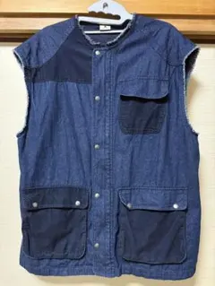 値下げ【美品】ニコアンド デニムベスト フリーサイズ