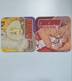 ヒロアカ 原画展 アートコースター ホークス エンデヴァー