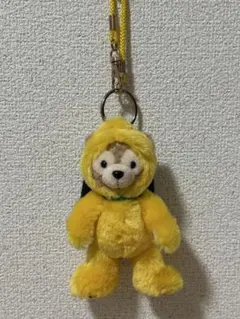 《上海ディズニーランド限定》 レア ダッフィー ぬいぐるみ キーチェーン付き