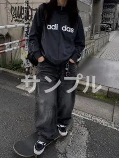 希少 OLD adidas アディダス ラメロゴ トラックジャケット y2k