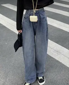 ハイウエスト デニム