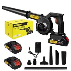 洗車 ブロアー 充電式 2000mAh大容量バッテリー 2個搭載 PSE認定