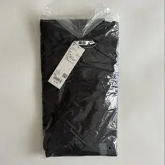新品 UNIQLO エアリズムコットンクルーネックTシャツ 長袖 XXLブラック