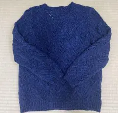 特価　濃紺ニットセーター　Sサイズ　小学生のお子さんでも