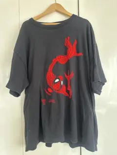 レア◎ヴィンテージ　スパイダーマン ブラック Tシャツ XLのサムネイル