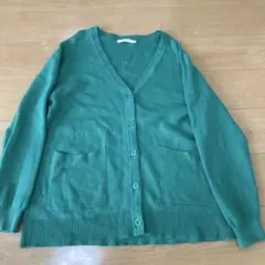AMERICAN HOLIC アメリカンホリックグリーン VネックカーディガンM