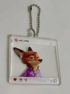 ズートピア　ニック　アクリルキーホルダー　oh my cafe