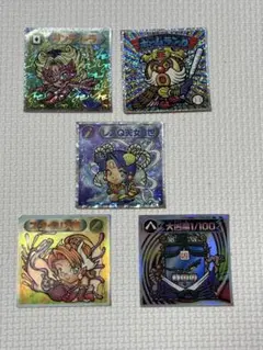 ビックリマンシール　ステッカー　ロッテ　5枚セット