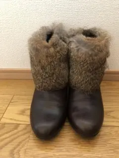 お値段交渉可能❗️ＥＩＺＯショートファーブーツ　未使用❗️のサムネイル