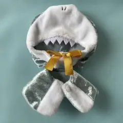 おきがえポンチョ ガチャガチャ さめだらけ みずいろしゃーく サメ 着せ替え服