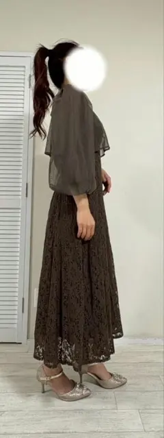 【And Couture】ブラウンワンピース