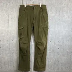 1586 Fieldcore カーゴパンツ オリーブ色 LL ワークマン