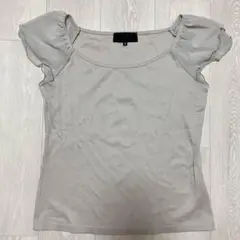 UNTITLED アンタイトル トップス カットソー Tシャツ 半袖 グレー