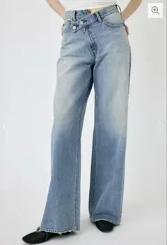 MOUSSY ワイドデニムパンツ 新品未使用タグ付き
